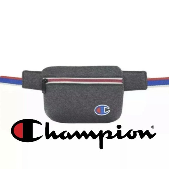 Champion Handbags - CHAMPION ATTRIBUTE Fanny Pack Waist BELT Bag Grey Adjustable strap